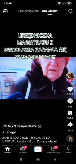 Udostępniono z aplikacji tik tok