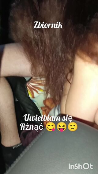 Zabawa w autku z kolegą 🤤😋🔥